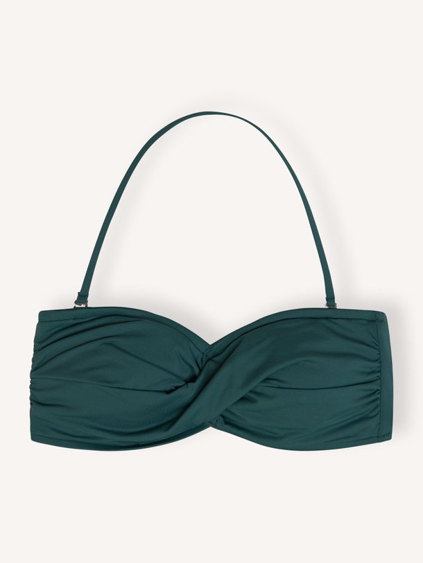 Ontdek de S.Collective Twist Bandeau van Seafolly in de kleur donkergroen bij Orangebag. Op werkdagen voor 21:45 besteld, morgen in huis.