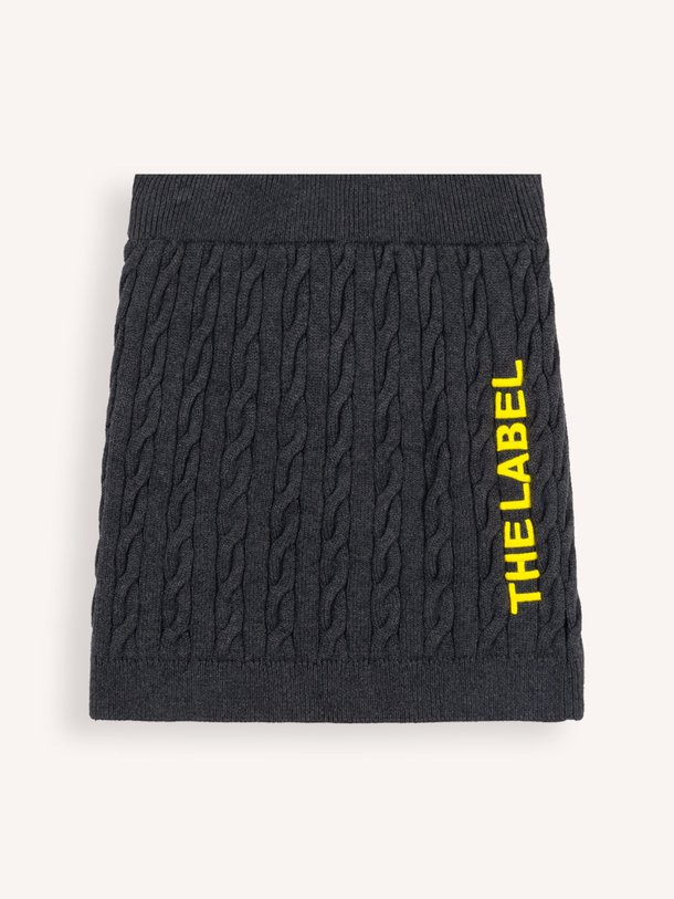 Ontdek de Alpacamix rok van Alix The Label in de kleur antraciet bij Orangebag. Op werkdagen voor 21:45 besteld, morgen in huis.