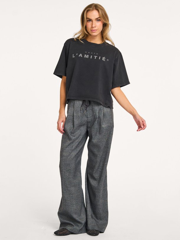 Ontdek de Michelle geweven geruite broek van Haute L'Amitié in de kleur grijs bij Orangebag. Op werkdagen voor 21:45 besteld, morgen in huis.