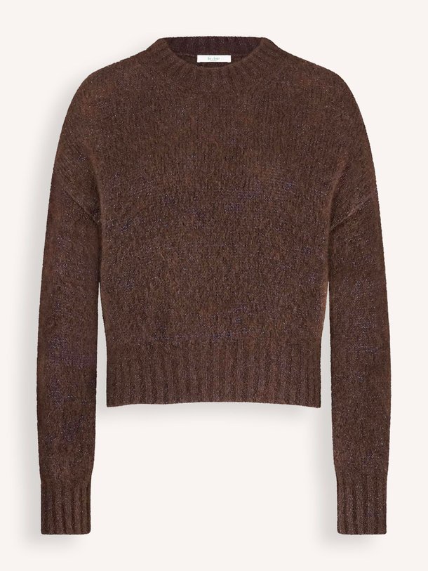 Ontdek de Sonny mohairmix trui met lurex van By-Bar in de kleur donkerbruin bij Orangebag. Op werkdagen voor 21:45 besteld, morgen in huis.