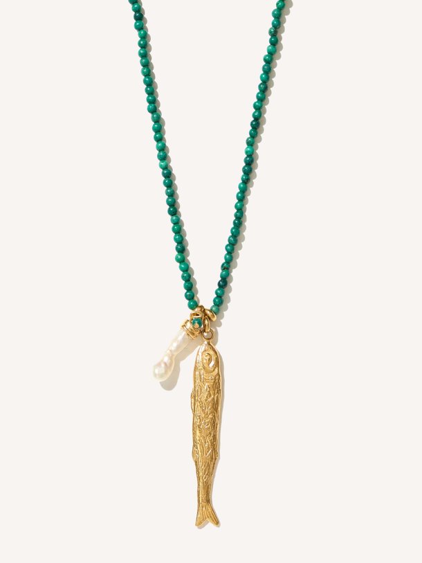 Ontdek de Polly kralen halsketting met hanger van Mimi et Toi in de kleur turquoise bij Orangebag. Op werkdagen voor 21:45 besteld, morgen in huis.