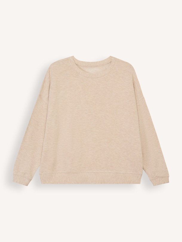 Ontdek de M004 Viscosemix gemêleerde sweater van Majestic Filatures in de kleur beige bij Orangebag. Op werkdagen voor 21:45 besteld, morgen in huis.