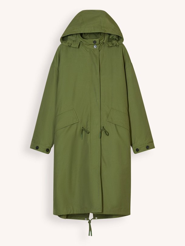 Ontdek de Katoenmix gewatteerde parka van Closed in de kleur groen bij Orangebag. Op werkdagen voor 21:45 besteld, morgen in huis.