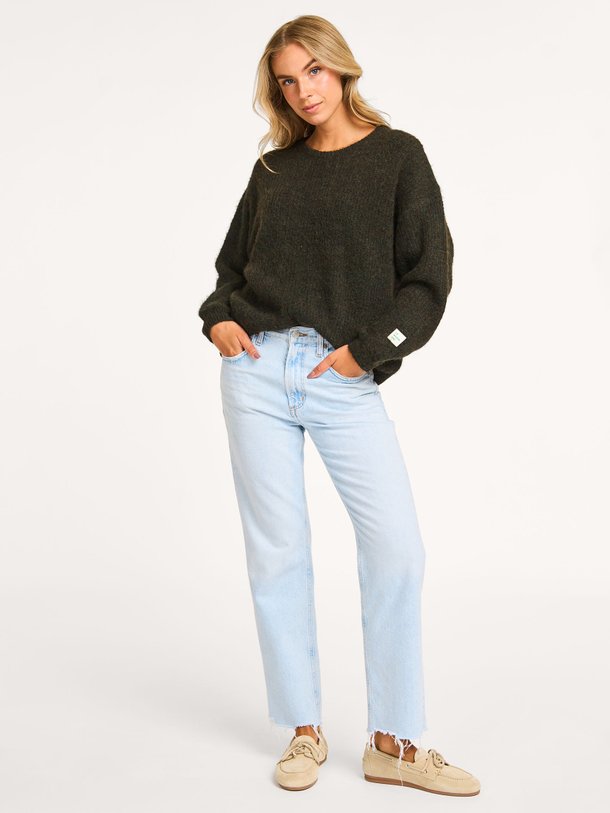 Ontdek de East alpacamix trui van American Vintage in de kleur donkergroen bij Orangebag. Op werkdagen voor 21:45 besteld, morgen in huis.