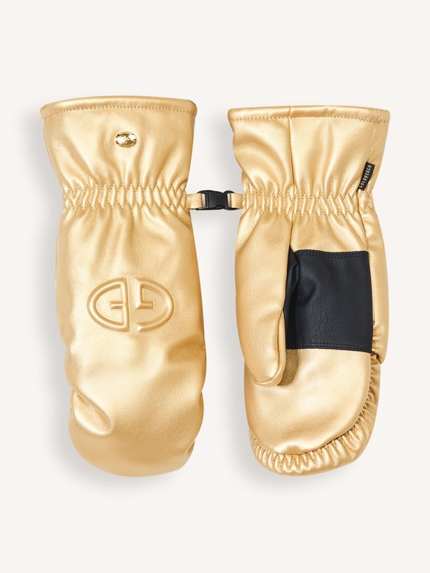 Ontdek de Charmer leatherlook metallic wanten van Goldbergh in de kleur goudkleur bij Orangebag. Op werkdagen voor 21:45 besteld, morgen in huis.