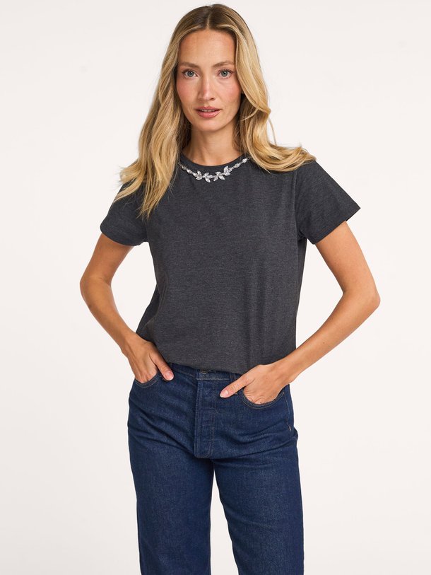 Ontdek de Katoenmix T-shirt van Summum in de kleur antraciet bij Orangebag. Op werkdagen voor 21:45 besteld, morgen in huis.