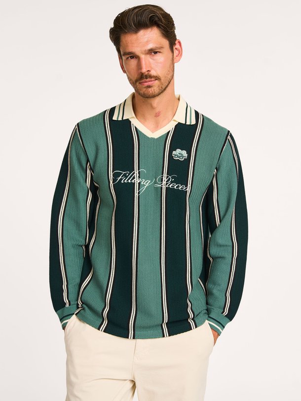 Ontdek de Viscosemix polo trui van Filling Pieces in de kleur donkergroen bij Orangebag. Op werkdagen voor 21:45 besteld, morgen in huis.