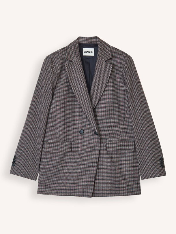 Ontdek de Wolmix geruite blazer van Zenggi in de kleur grijs bij Orangebag. Op werkdagen voor 21:45 besteld, morgen in huis.