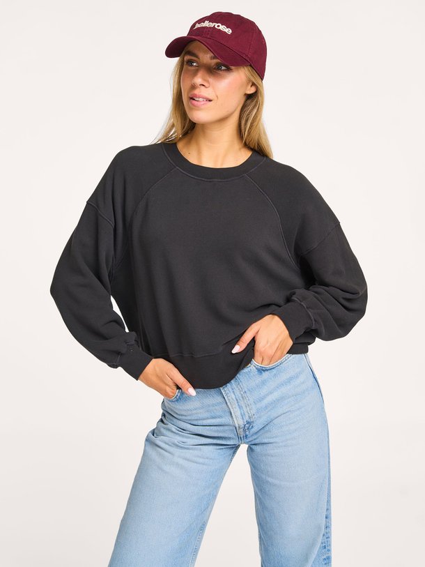 Ontdek de Atubay katoenmix sweater van American Vintage in de kleur antraciet bij Orangebag. Op werkdagen voor 21:45 besteld, morgen in huis.