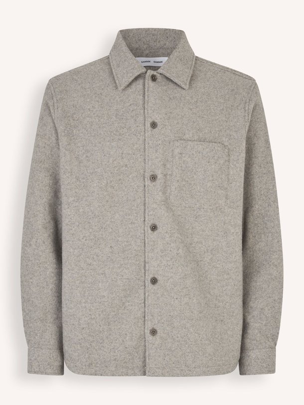 Ontdek de Sadamon wolmix gemêleerd overshirt van Samsoe Samsoe in de kleur grijs bij Orangebag. Op werkdagen voor 21:45 besteld, morgen in huis.