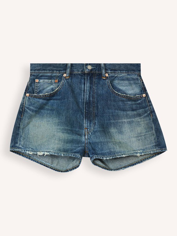 Ontdek de Haisley high waist short van Denimist in de kleur donkerblauw bij Orangebag. Op werkdagen voor 21:45 besteld, morgen in huis.