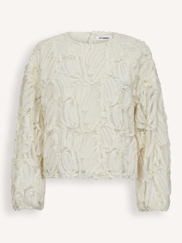 Ontdek de Shania geweven top van Co'Couture in de kleur off-white bij Orangebag. Op werkdagen voor 21:45 besteld, morgen in huis.