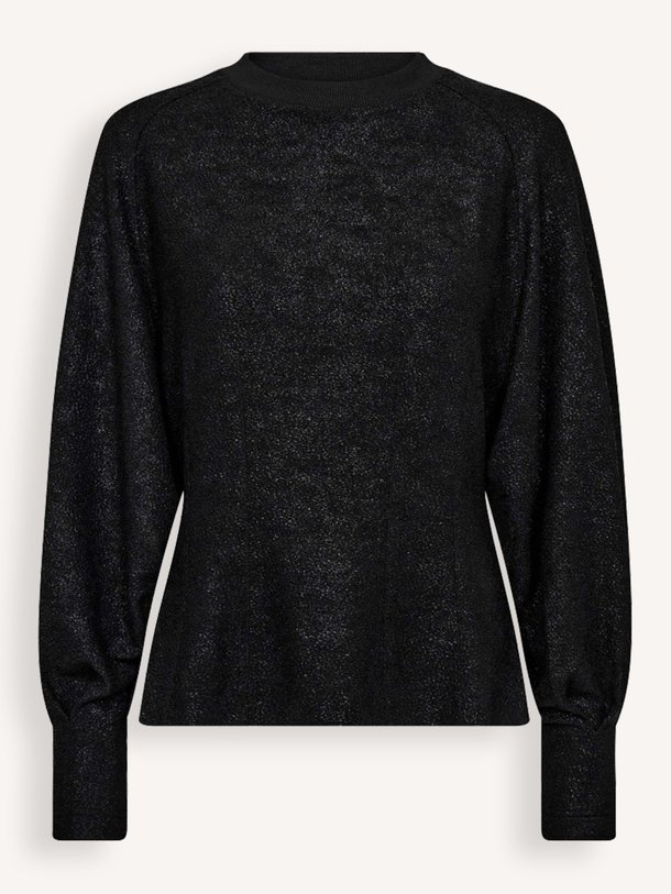 Ontdek de Kylie jersey top met structuur van Co'Couture in de kleur zwart bij Orangebag. Op werkdagen voor 21:45 besteld, morgen in huis.