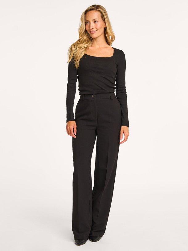 Ontdek de Gale rayonmix pantalon van Modstrom in de kleur zwart bij Orangebag. Op werkdagen voor 21:45 besteld, morgen in huis.