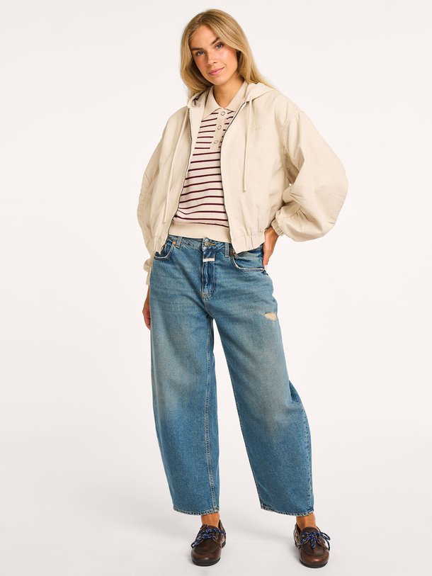 Ontdek de Organic cotton bomberjack van Rotate Birger Christensen in de kleur ecru bij Orangebag. Op werkdagen voor 21:45 besteld, morgen in huis.