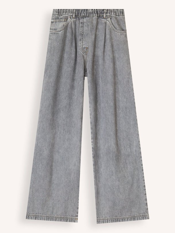 Ontdek de Lou high waist wide leg jeans van Knit-ted in de kleur grijs bij Orangebag. Op werkdagen voor 21:45 besteld, morgen in huis.