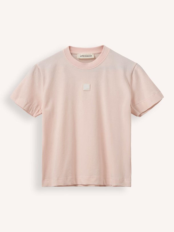 Ontdek de Katoenmix T-shirt van Sofie Schnoor in de kleur lichtroze bij Orangebag. Op werkdagen voor 21:45 besteld, morgen in huis.