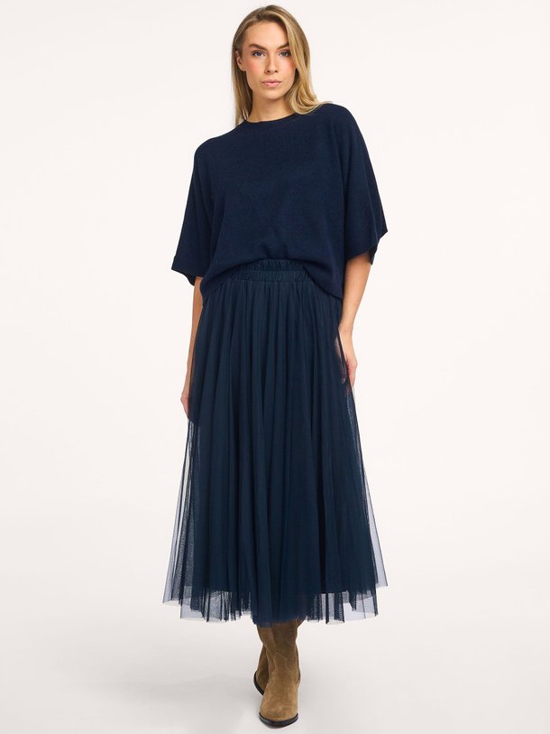 Ontdek de Geweven mesh rok van No Man's Land in de kleur donkerblauw bij Orangebag. Op werkdagen voor 21:45 besteld, morgen in huis.