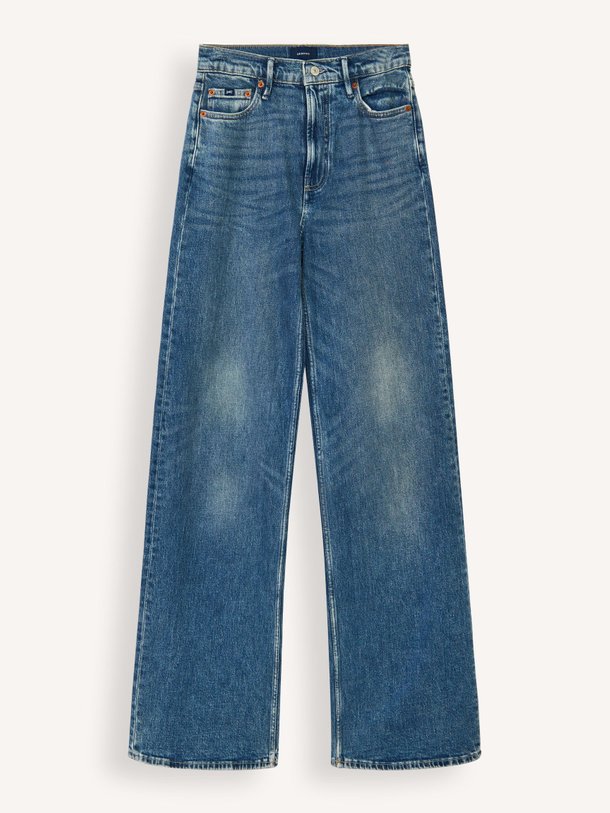 Ontdek de Miku high waist wide leg stretch jeans van Denham in de kleur blauw bij Orangebag. Op werkdagen voor 21:45 besteld, morgen in huis.