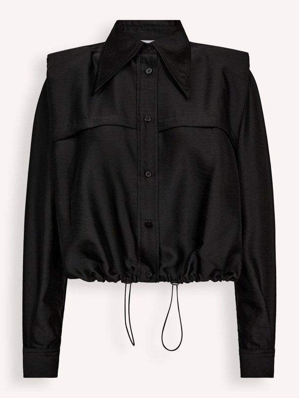 Ontdek de Breeze katoenmix blouse van Haute L'Amitié in de kleur zwart bij Orangebag. Op werkdagen voor 21:45 besteld, morgen in huis.