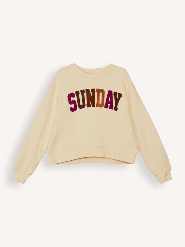 Ontdek de Sandy katoenen sweater van Suncoo in de kleur crème bij Orangebag. Op werkdagen voor 21:45 besteld, morgen in huis.
