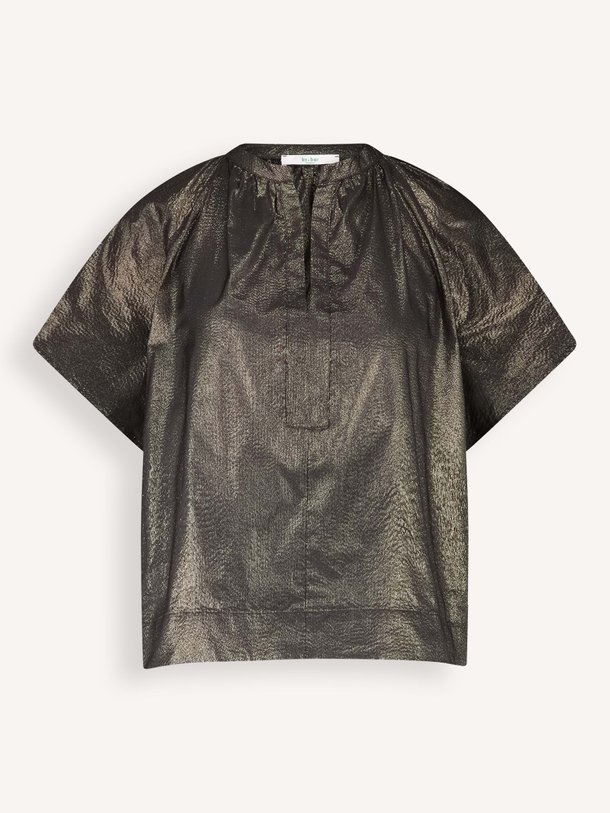 Ontdek de Vina geweven metallic top van By-Bar in de kleur goudkleur bij Orangebag. Op werkdagen voor 21:45 besteld, morgen in huis.