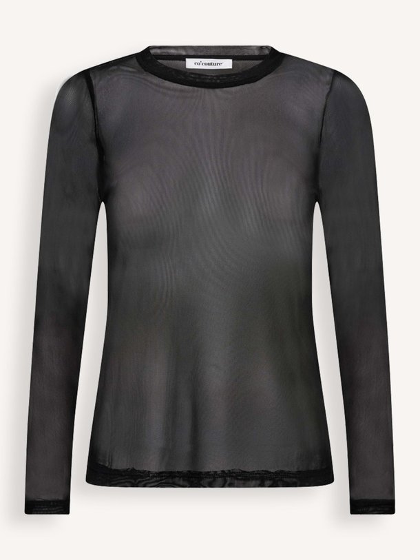 Ontdek de Geweven mesh top van Co'Couture in de kleur zwart bij Orangebag. Op werkdagen voor 21:45 besteld, morgen in huis.