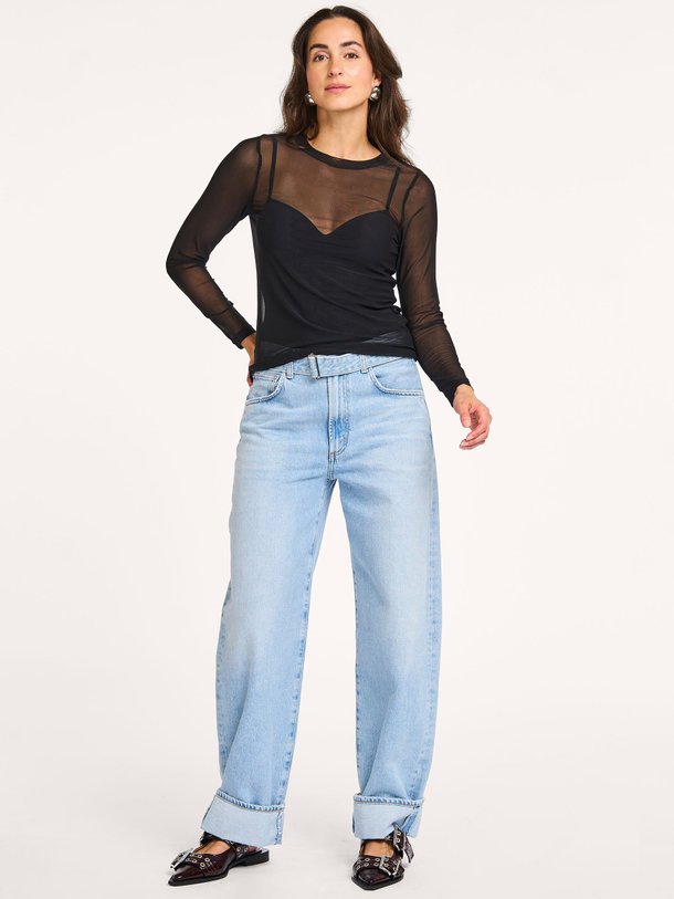 Ontdek de Geweven mesh top van Co'Couture in de kleur zwart bij Orangebag. Op werkdagen voor 21:45 besteld, morgen in huis.