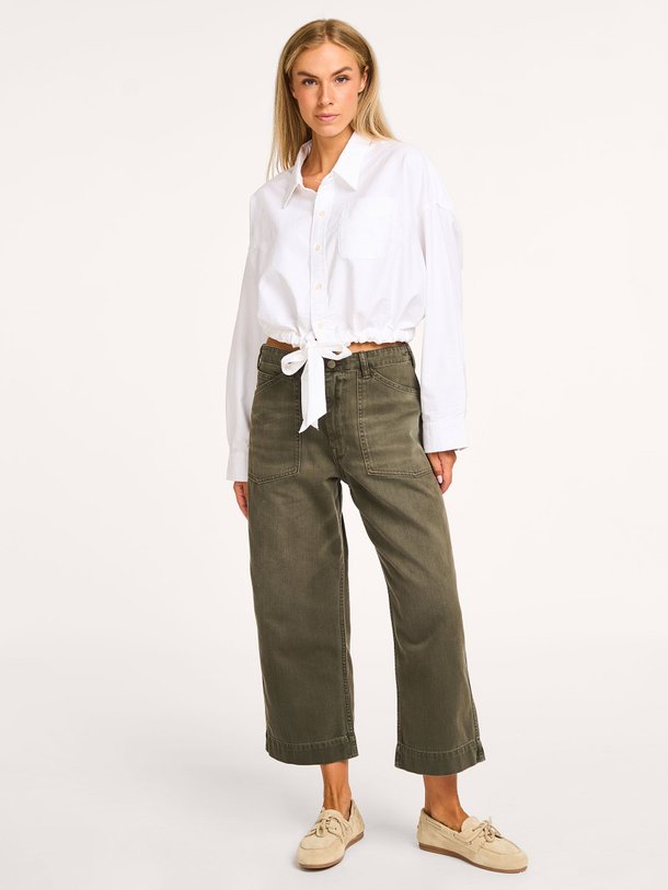 Ontdek de Katoenen blouse van Denimist in de kleur wit bij Orangebag. Op werkdagen voor 21:45 besteld, morgen in huis.