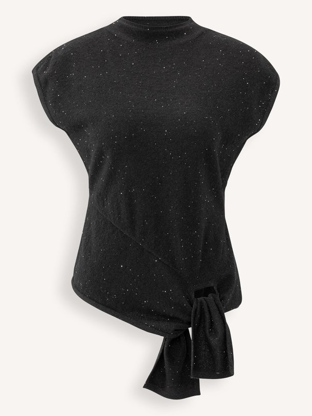 Ontdek de Wolmix top met lurex van Yaya in de kleur zwart bij Orangebag. Op werkdagen voor 21:45 besteld, morgen in huis.