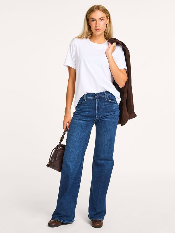 Ontdek de The Hustler high waist loose fit jeans van Mother in de kleur donkerblauw bij Orangebag. Op werkdagen voor 21:45 besteld, morgen in huis.