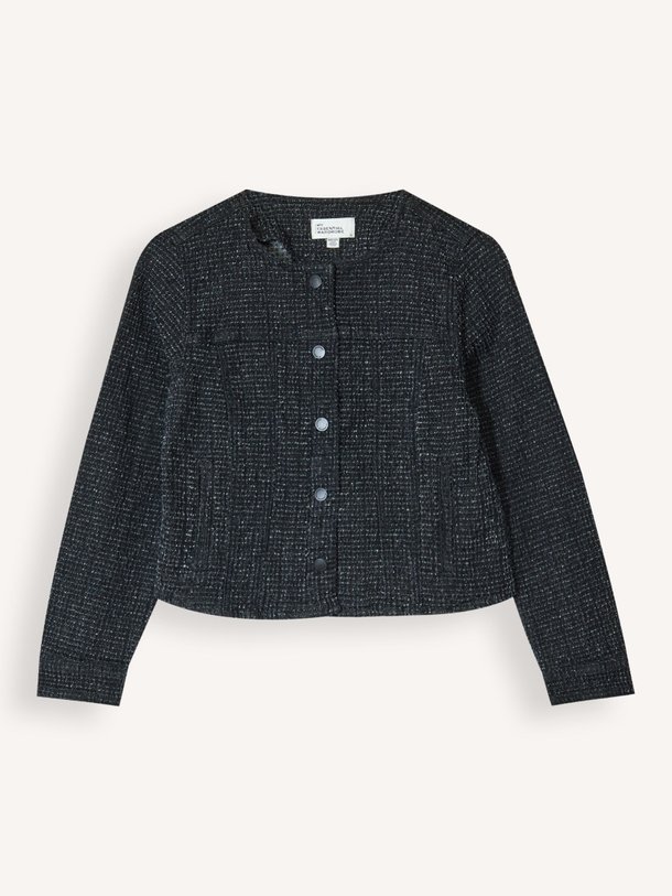 Ontdek de Esme katoenmix bouclé jasje van My Essential Wardrobe in de kleur antraciet bij Orangebag. Op werkdagen voor 21:45 besteld, morgen in huis.