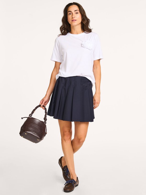 Ontdek de Peggie geweven rok van Modstrom in de kleur donkerblauw bij Orangebag. Op werkdagen voor 21:45 besteld, morgen in huis.