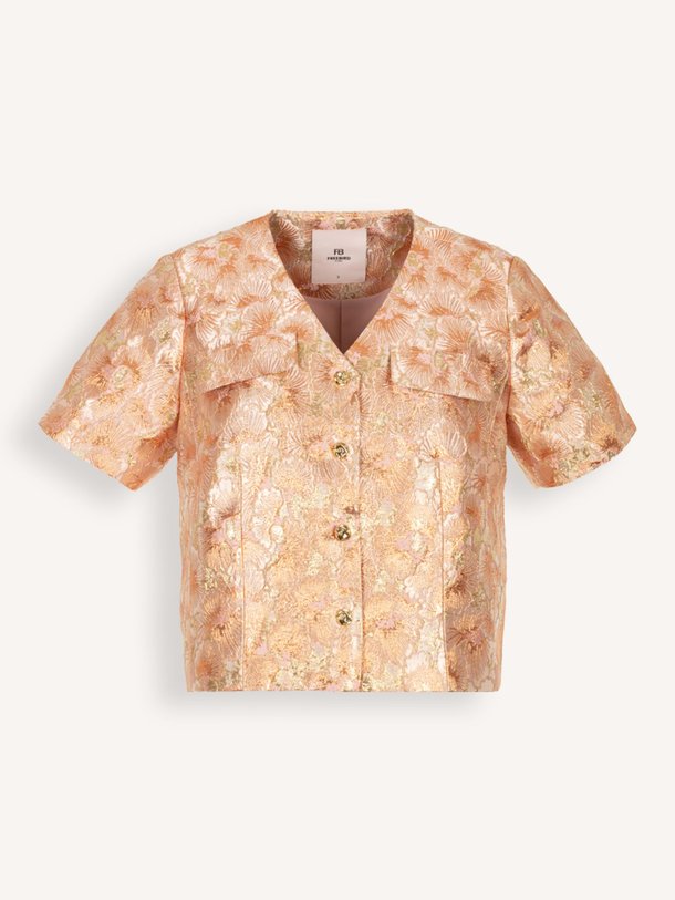 Ontdek de Larissa geweven jacquard lurex jasje van Freebird in de kleur koraal bij Orangebag. Op werkdagen voor 21:45 besteld, morgen in huis.