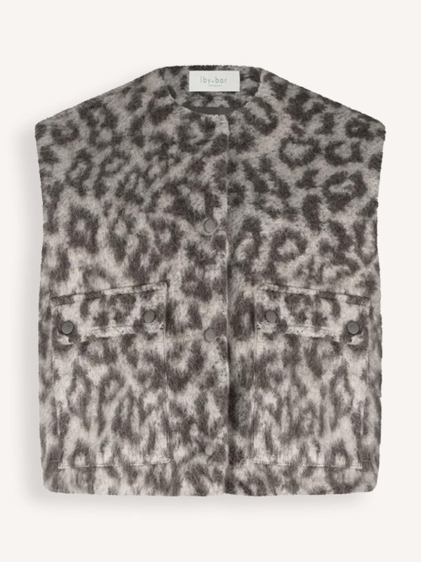 Ontdek de Wolmix gilet met leopard dessin van By-Bar in de kleur bruin bij Orangebag. Op werkdagen voor 21:45 besteld, morgen in huis.
