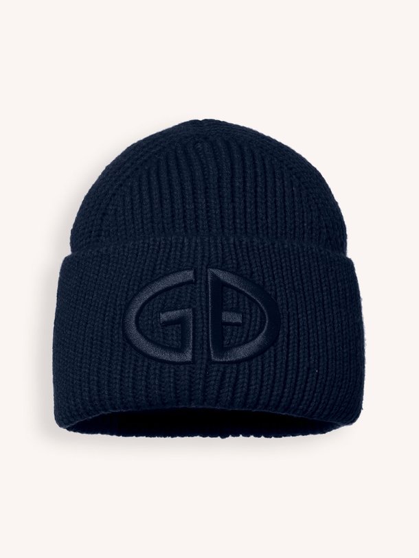 Ontdek de Valerie wolmix logo beanie van Goldbergh in de kleur donkerblauw bij Orangebag. Op werkdagen voor 21:45 besteld, morgen in huis.