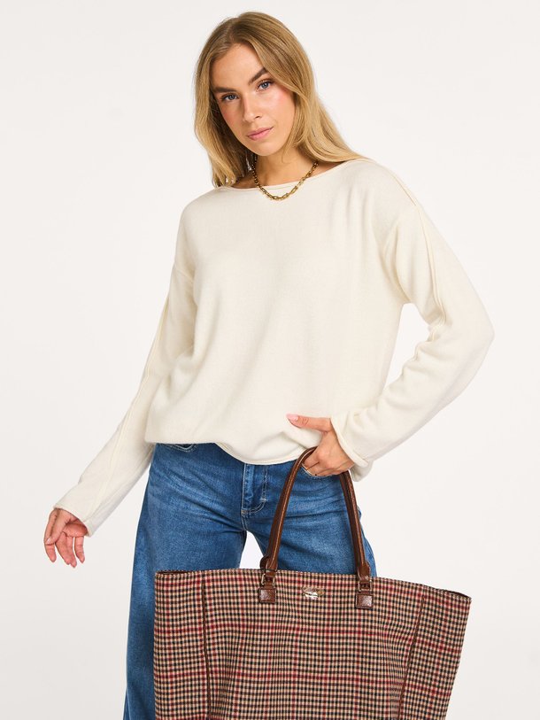 Ontdek de Wolmix trui van Yaya in de kleur off-white bij Orangebag. Op werkdagen voor 21:45 besteld, morgen in huis.