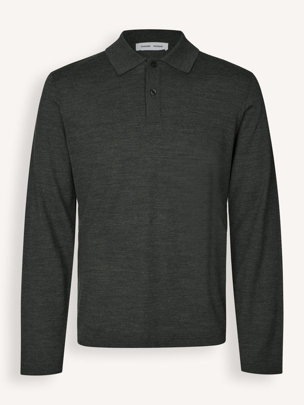 Ontdek de Sarowan wolmix polo trui van Samsoe Samsoe in de kleur donkergroen bij Orangebag. Op werkdagen voor 21:45 besteld, morgen in huis.