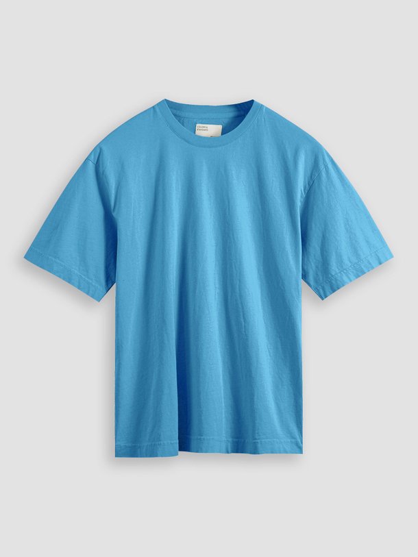 Ontdek de Organic cotton oversized T-shirt van Colorful Standard in de kleur blauw bij Orangebag. Op werkdagen voor 21:45 besteld, morgen in huis.