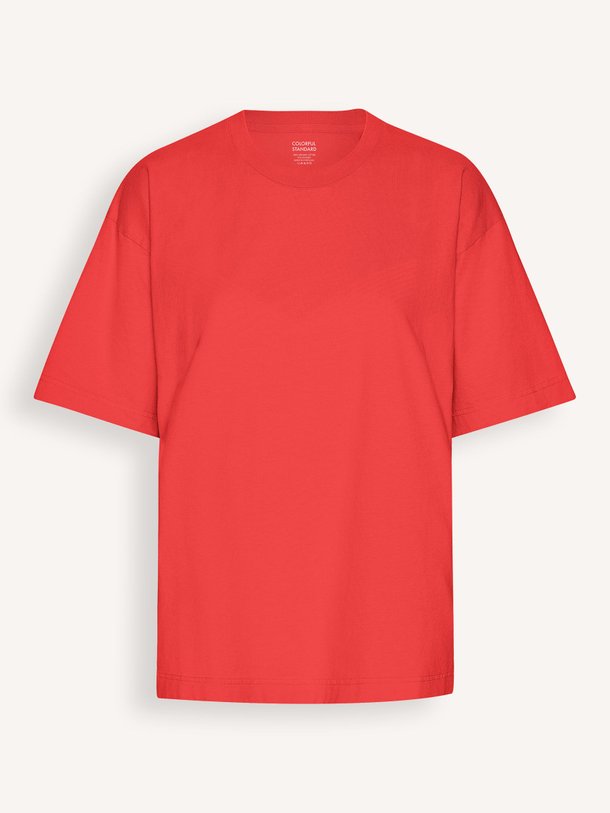 Ontdek de Unisex organic cotton oversized T-shirt van Colorful Standard in de kleur rood bij Orangebag. Op werkdagen voor 21:45 besteld, morgen in huis.