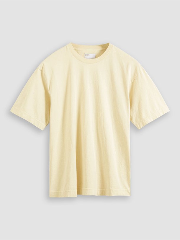 Ontdek de Organic cotton oversized T-shirt van Colorful Standard in de kleur lichtgeel bij Orangebag. Op werkdagen voor 21:45 besteld, morgen in huis.