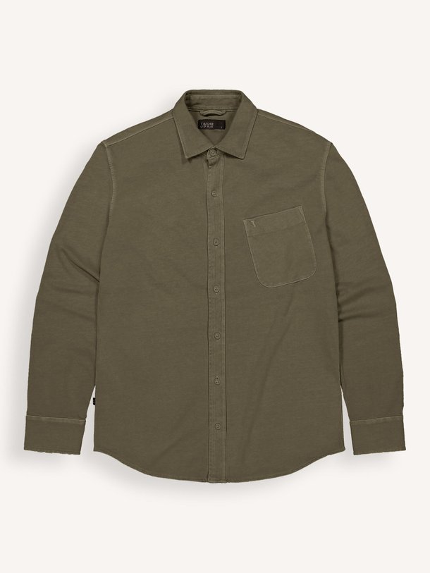 Ontdek de Aidan organic cotton overhemd van Butcher of Blue in de kleur kaki bij Orangebag. Op werkdagen voor 21:45 besteld, morgen in huis.