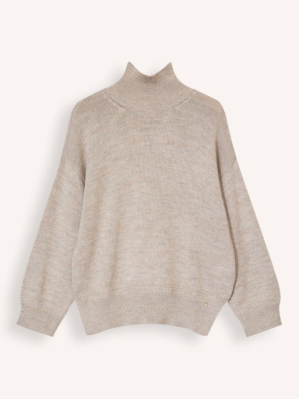 Ontdek de Barette merino wolmix trui van Des Petits Hauts in de kleur beige bij Orangebag. Op werkdagen voor 21:45 besteld, morgen in huis.