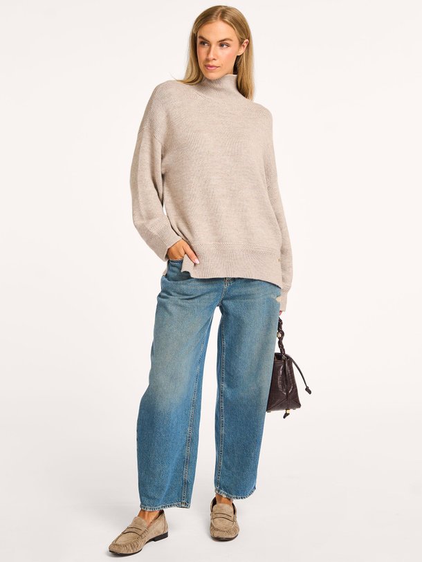 Ontdek de Barette merino wolmix trui van Des Petits Hauts in de kleur beige bij Orangebag. Op werkdagen voor 21:45 besteld, morgen in huis.