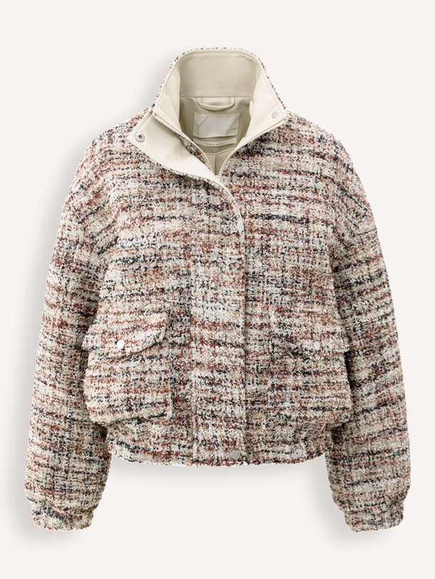 Ontdek de Geweven bouclé jack van Yaya in de kleur crème bij Orangebag. Op werkdagen voor 21:45 besteld, morgen in huis.