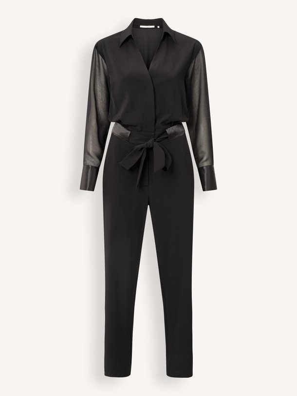 Ontdek de Geweven jumpsuit van Yaya in de kleur zwart bij Orangebag. Op werkdagen voor 21:45 besteld, morgen in huis.