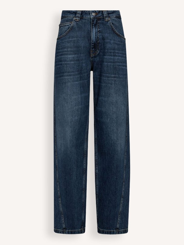 Ontdek de Rumi high waist barrel fit jeans van Co'Couture in de kleur donkerblauw bij Orangebag. Op werkdagen voor 21:45 besteld, morgen in huis.