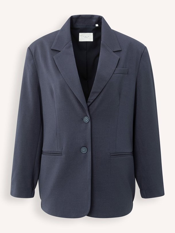 Ontdek de Geweven blazer van Yaya in de kleur donkerblauw bij Orangebag. Op werkdagen voor 21:45 besteld, morgen in huis.