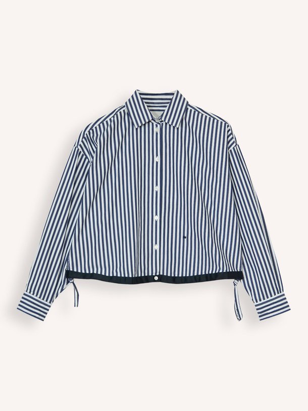 Ontdek de Glow katoenen gestreepte blouse van Bellerose in de kleur blauw bij Orangebag. Op werkdagen voor 21:45 besteld, morgen in huis.