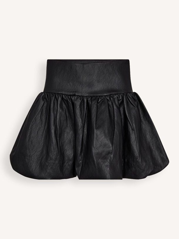 Ontdek de Gitt geweven leatherlook balloon rok van Co'Couture in de kleur zwart bij Orangebag. Op werkdagen voor 21:45 besteld, morgen in huis.
